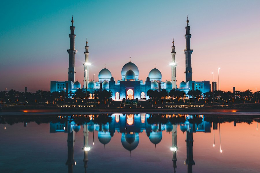 The architecture of the masjid